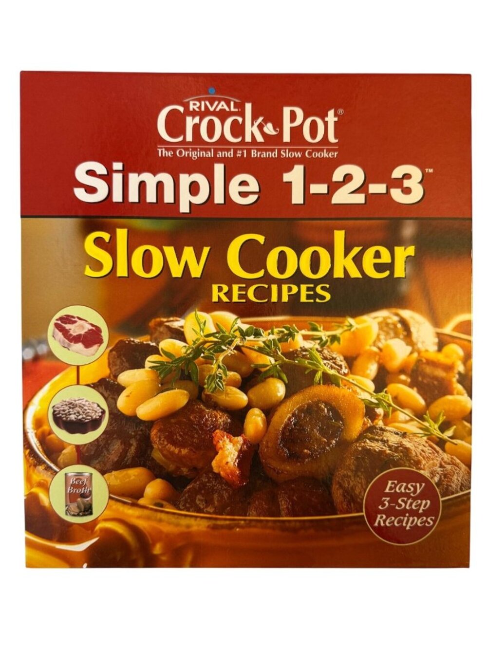 Rival Crock-Pot Simple 1-2-3 Slow Cooker Recipe Book - 2006